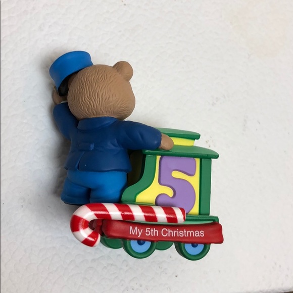 Child’s Fifth Christmas Hallmark Keepsake Ornament - Picture 4 of 7